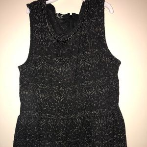 Talbots's Black Shimmery top